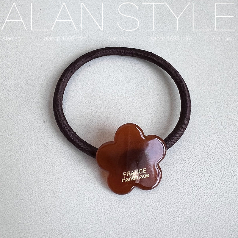 Wholesale Cute Flower Cartoon Acetate Fiber Hair Scrunchies