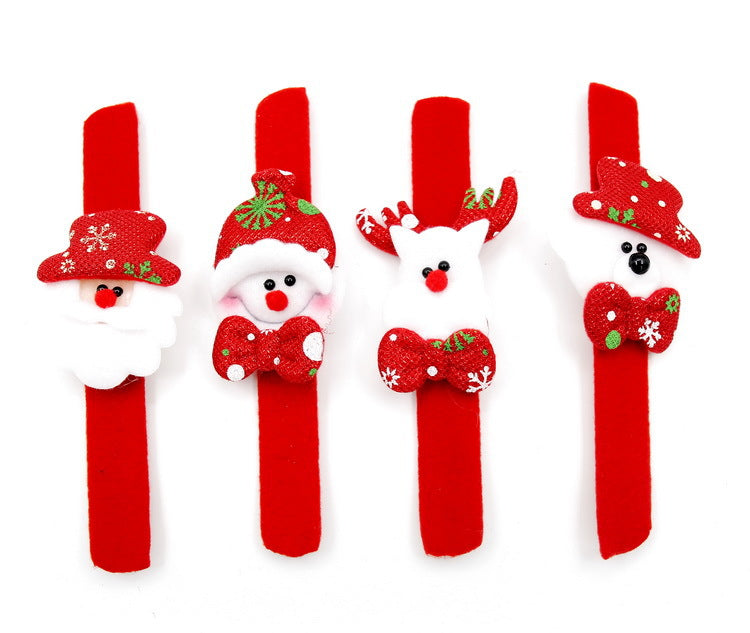 Wholesale Christmas Decorations Children's Toy Bracelets Clapping Rings