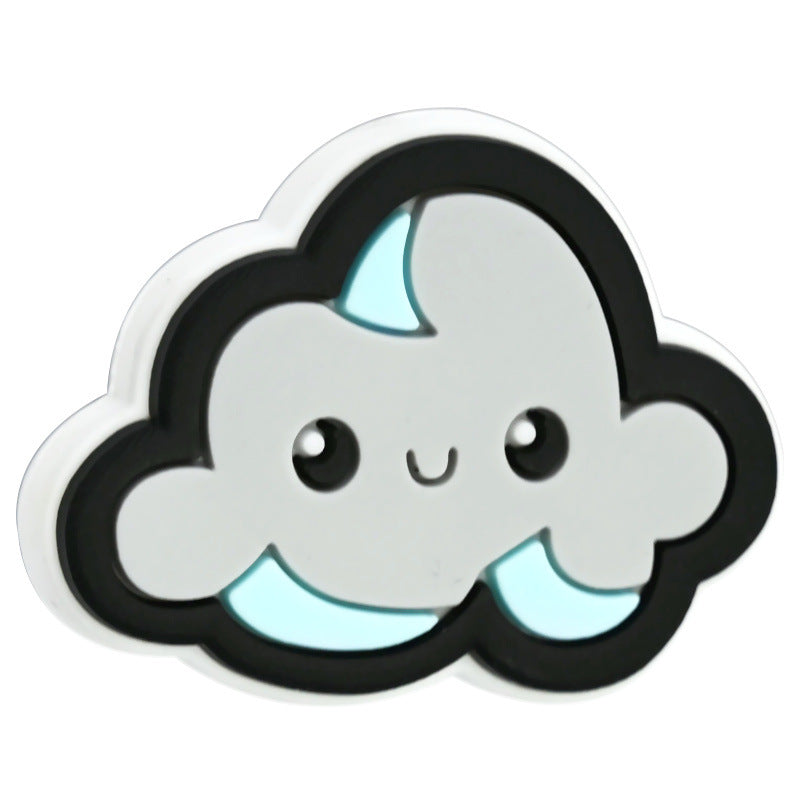 Wholesale  Random 100pcs/pack Oil painting series with string beads   Focal Beads