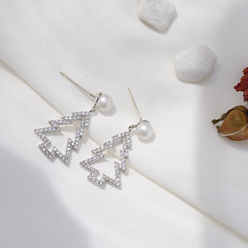 Wholesale Christmas Collection Asymmetrical Earrings