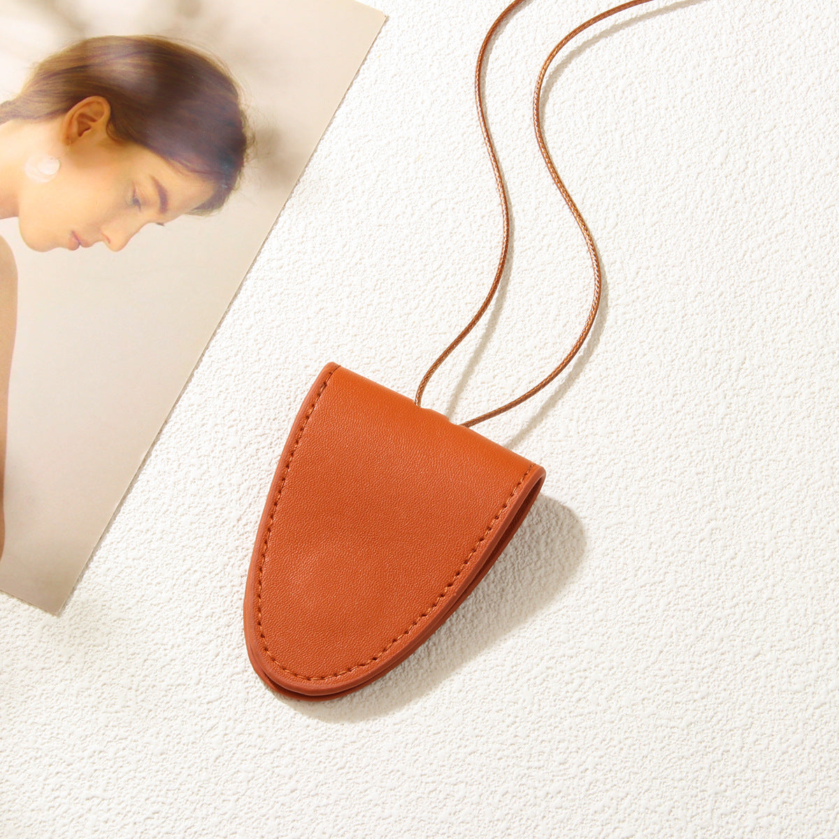 Wholesale Leather Bluetooth Headset Sunglasses Storage Bag Necklace