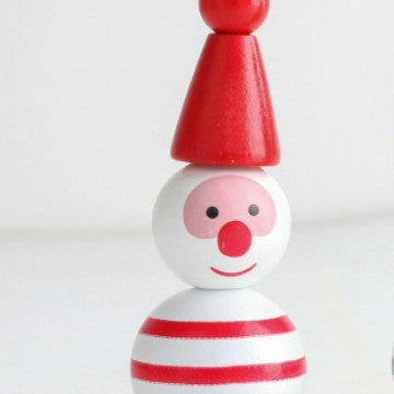 Wholesale 10pcs/ pack Christmas wooden beads doll snowman wooden beads