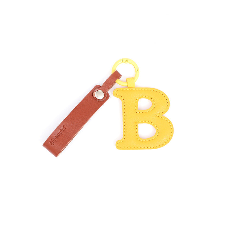 Wholesale Leather Keychains With English Letters