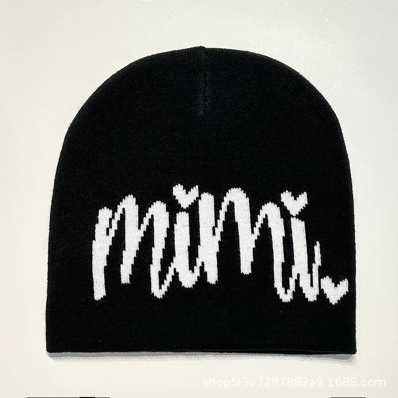 Wholesale Letter Knitted Hat Simple Woolen Hat