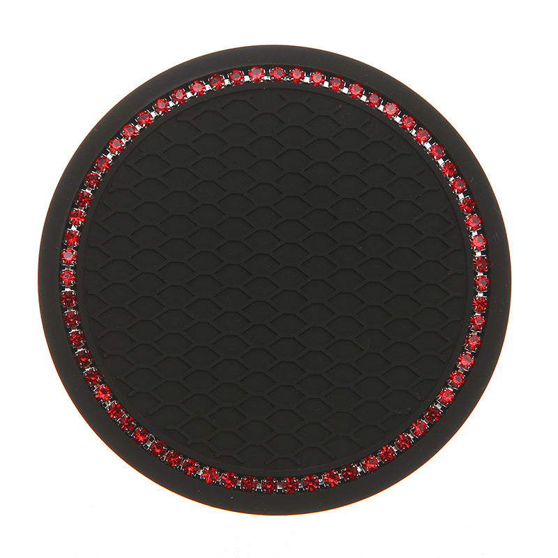 Wholesale Water Coaster PVC Diamond Coaster Round Storage Mat