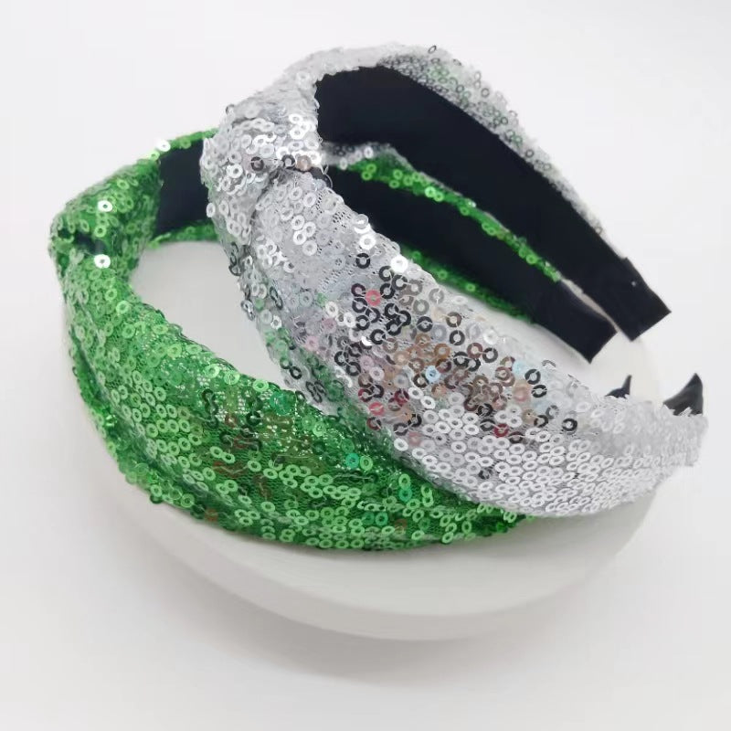 Wholesale Creative Christmas hairband sequins headband