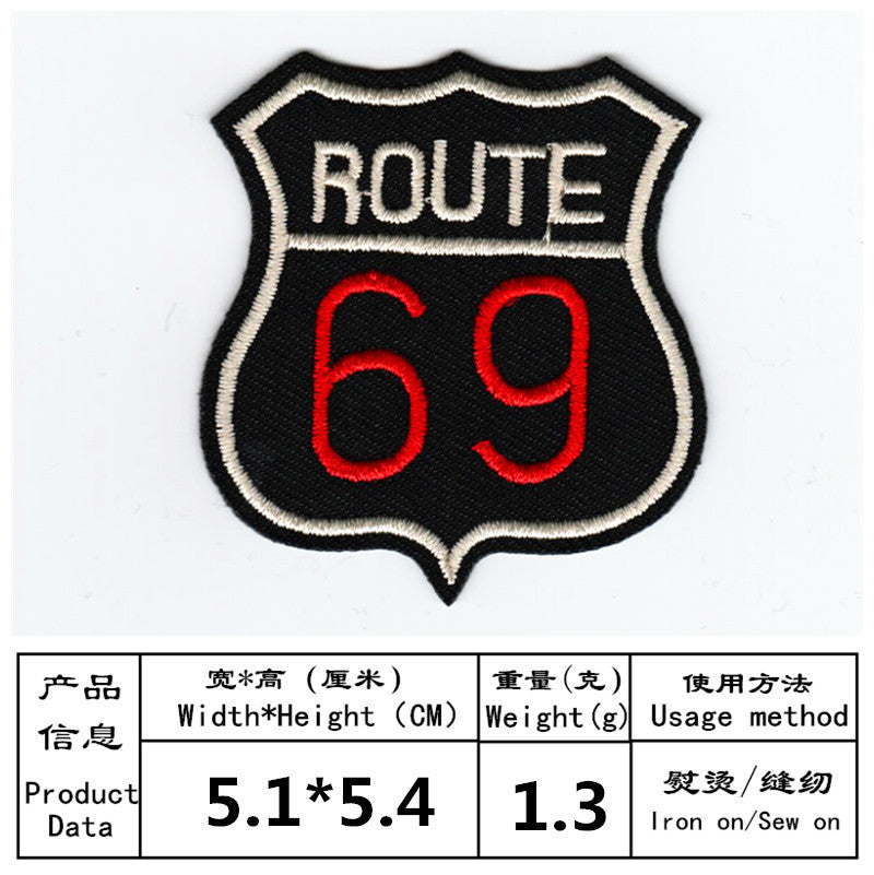 Wholesale Independence Day flag with diverse letters DIY Patches