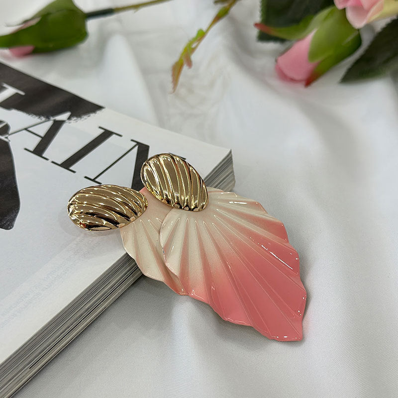 Pendientes de follaje de gradiente al por mayor