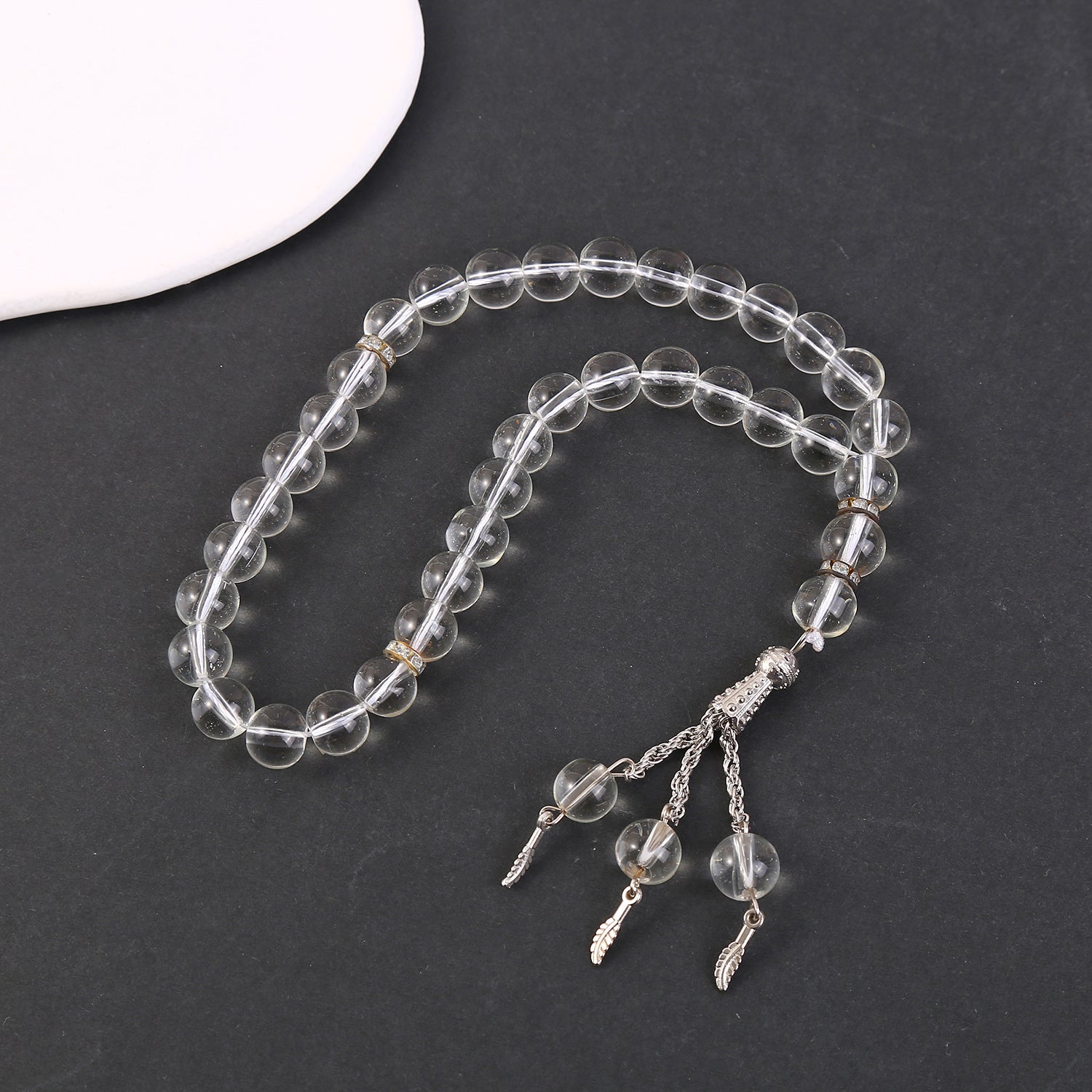 Wholesale Handmade Crystal Bracelet 33 Beads 10Mm Glass Geometric Exotic Unisex Wedding Gift Jewelry Accessory