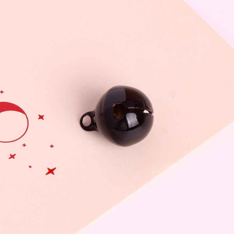 Wholesale DIY 14mm Candy Color Metal Paint Bell Keychain Accessories