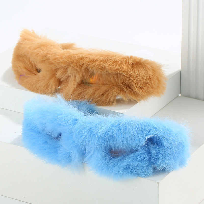 Wholesale Plush Hip Hop Warm Color Sunglasses