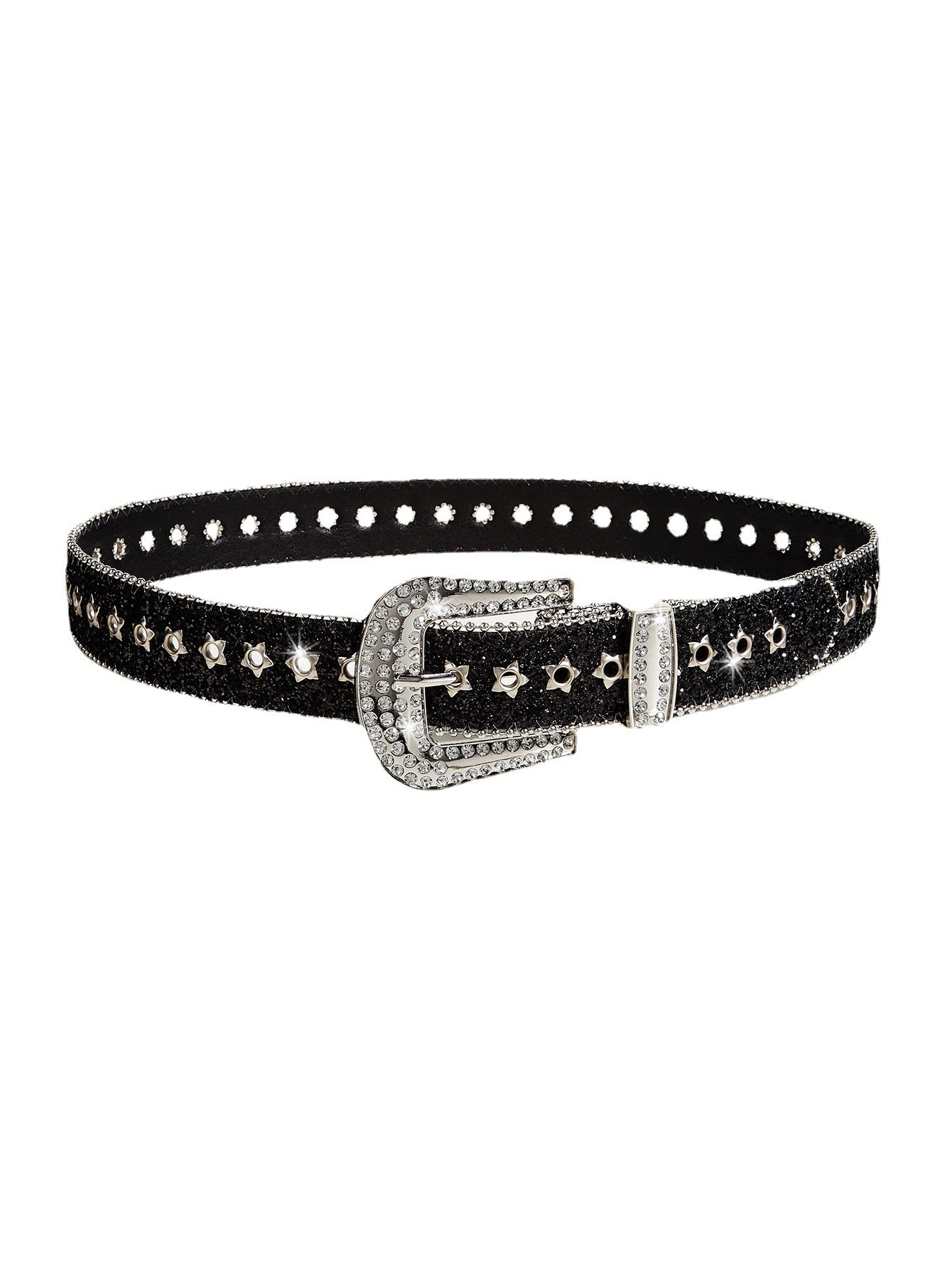 Whoelsale PU Water Diamond Belt Female