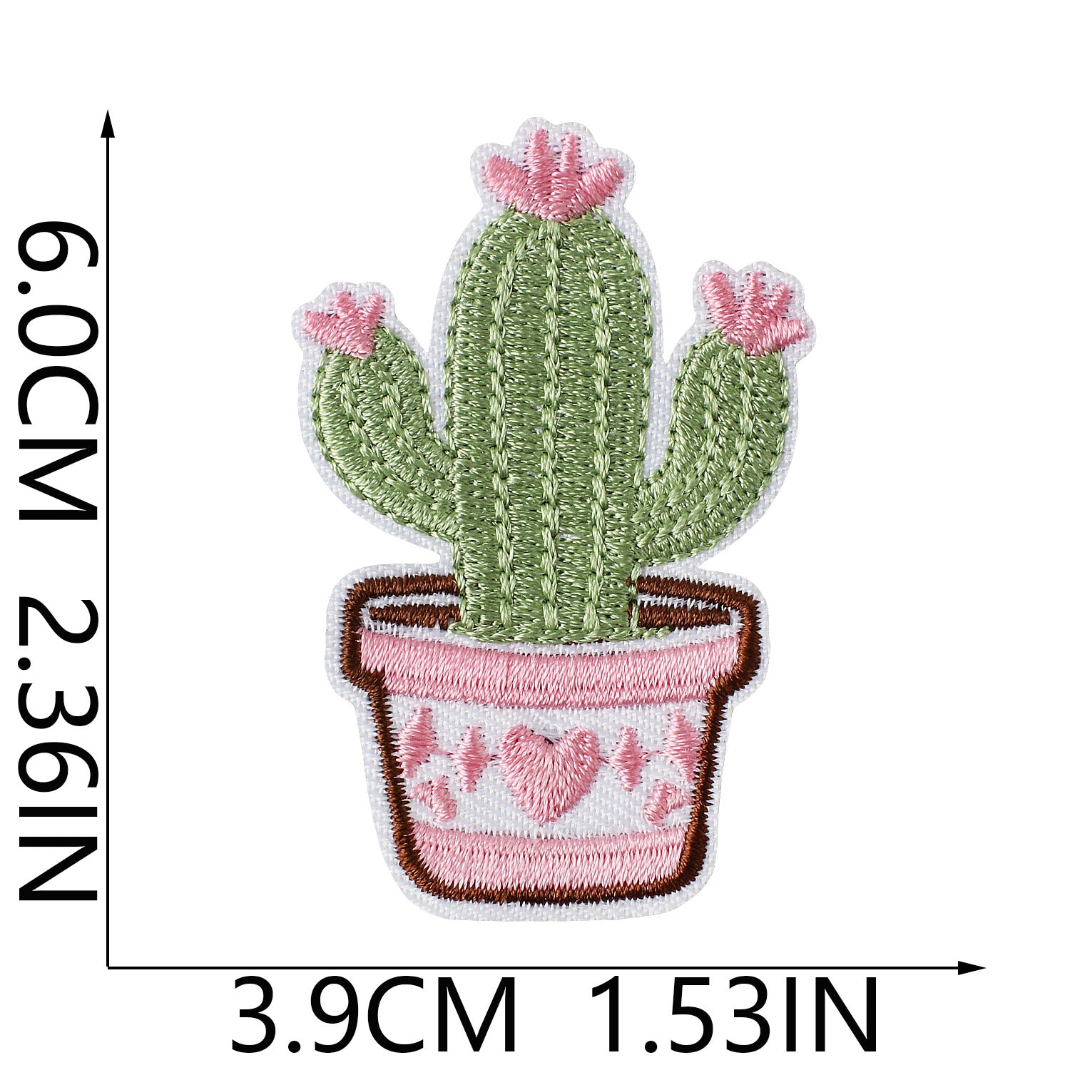 Wholesale Polyester Thread Embroidered Western Cowboy Patch With Heart Design For Jeans Hats DIY Clothing Accessory