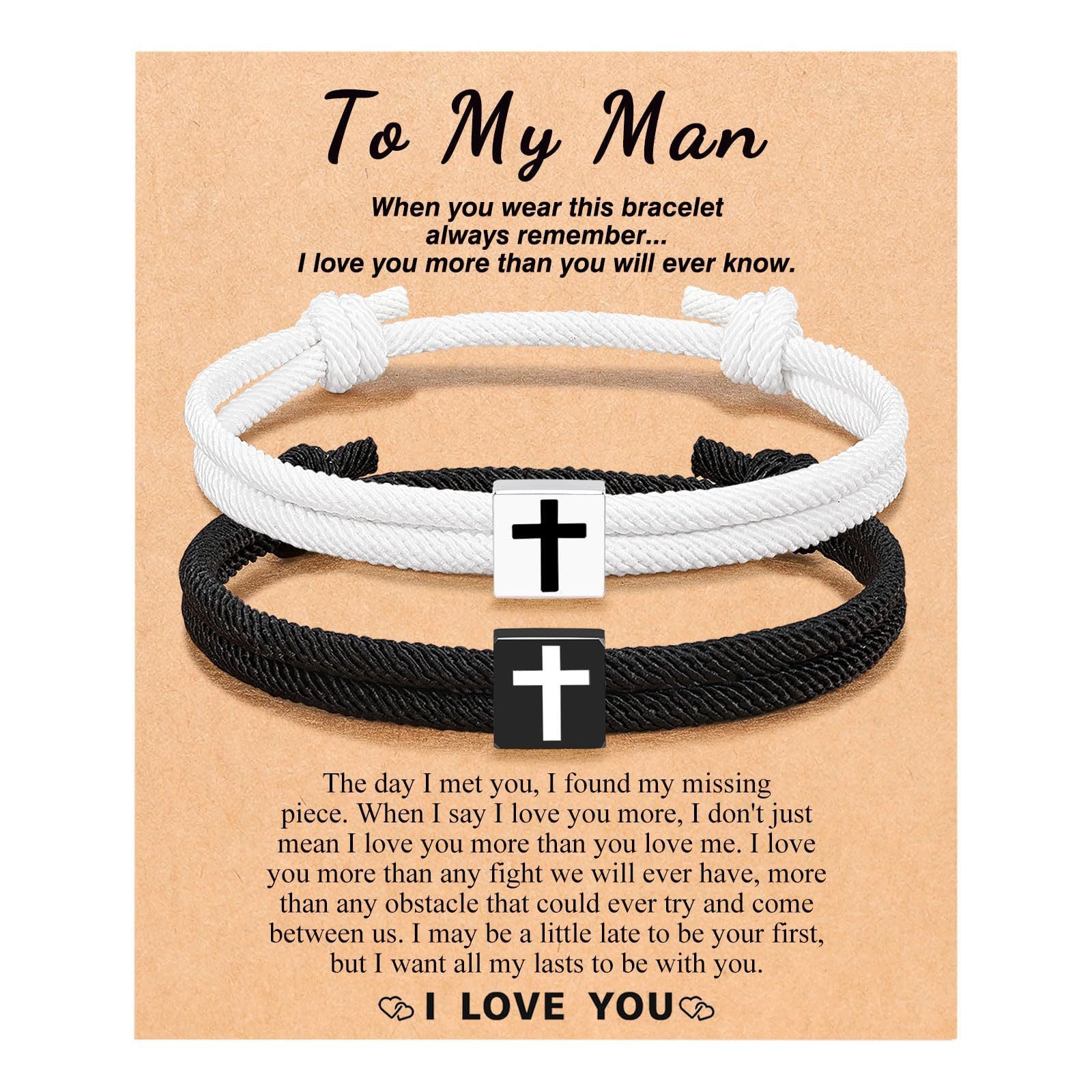 Wholesale Cross Milan Rope  Easter Lover  Men' s Bracelets