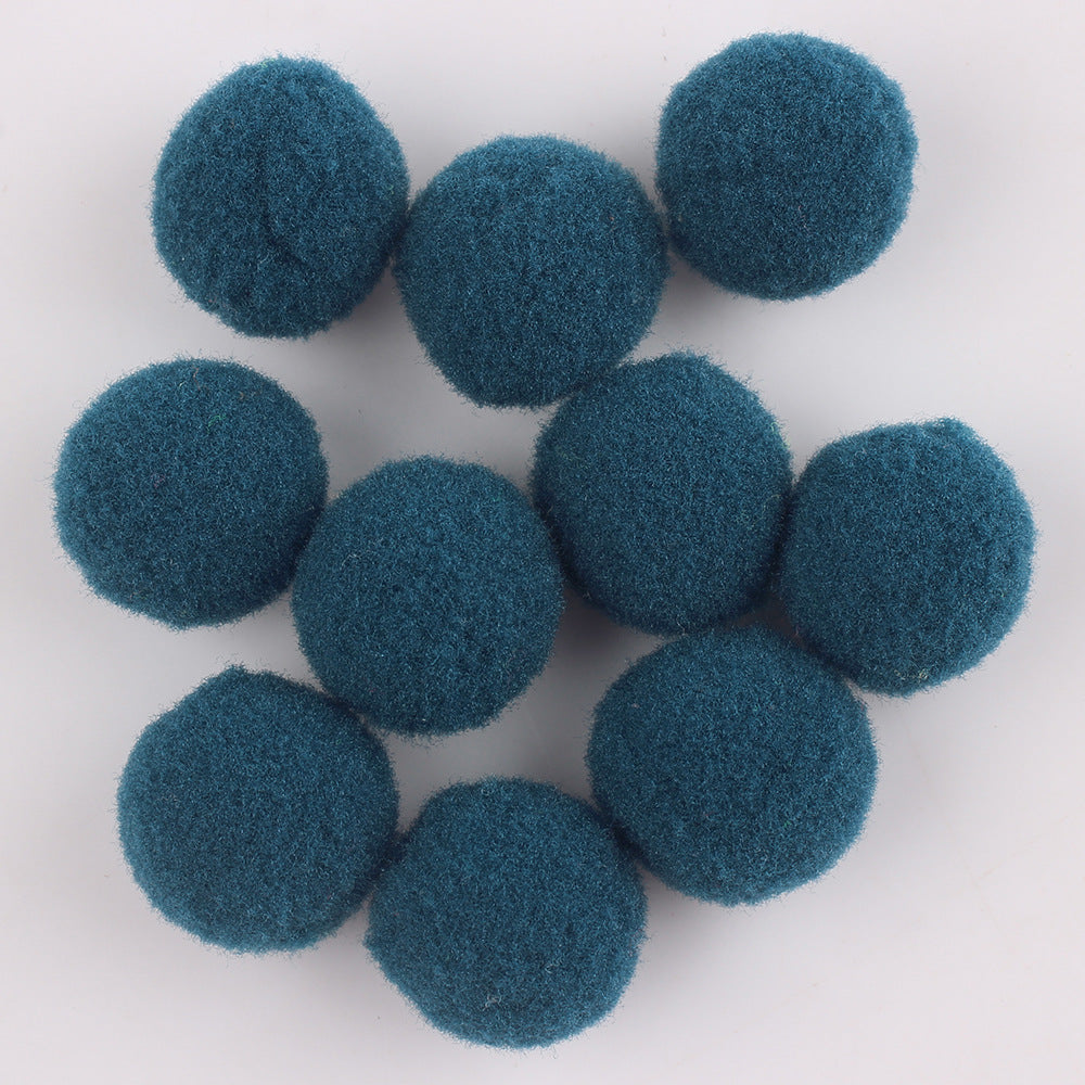 Wholesale 20MM diy handmade materials headdress accessories high elastic wool ball colorful wool ball NO HOLE
