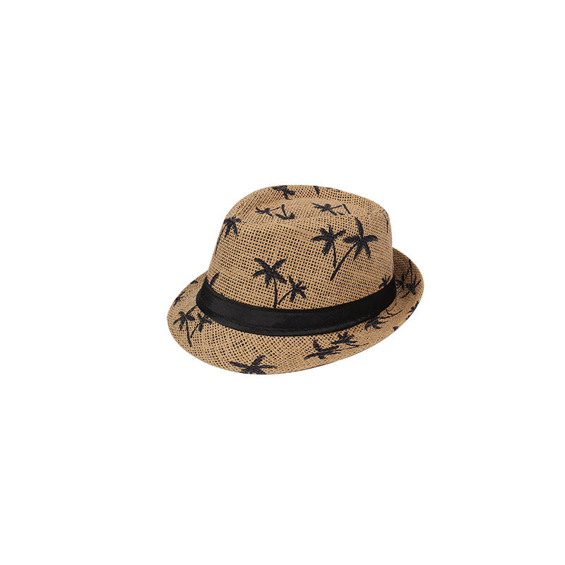 Wholesale Beach style tourism sun shading summer grass jazz hat