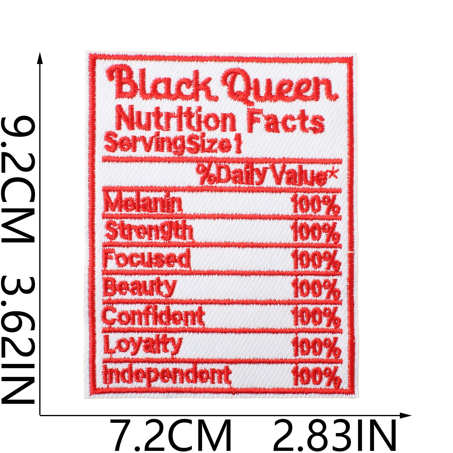 Wholesale Black Girl Magic Embroidered Iron On Patches Motivational Slogan DIY Clothing Decoration