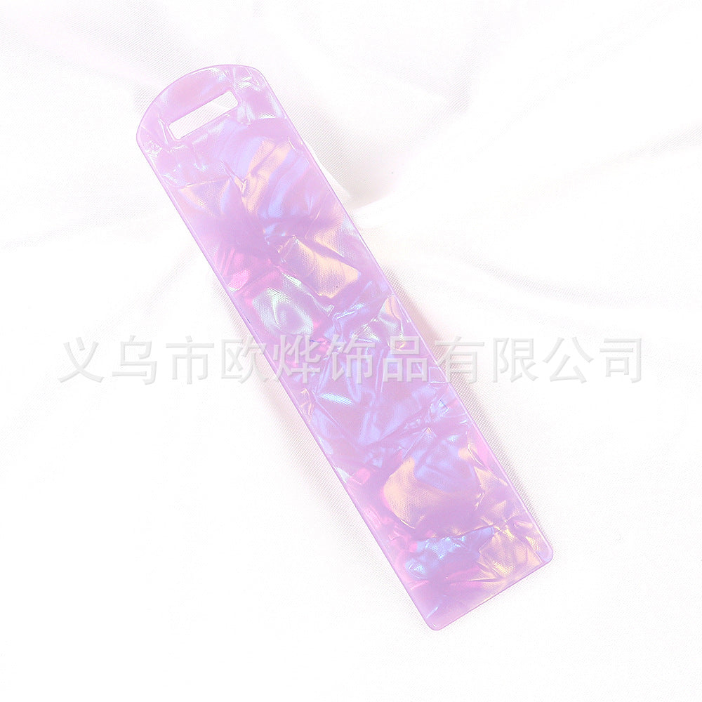 Wholesale 10pcs New Textured Acrylic Bookmark Pendant Card Bookmark