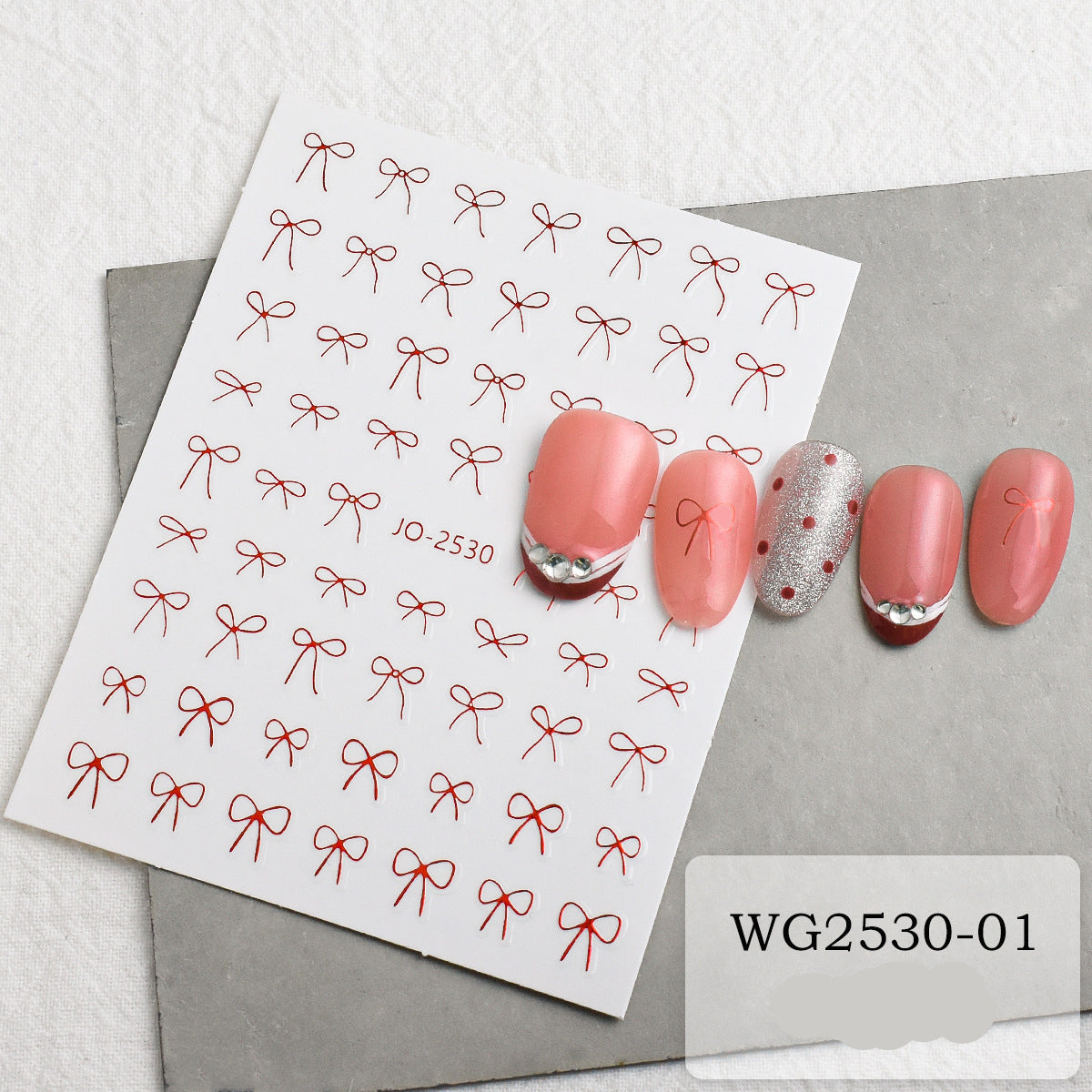 Wholesale Explosive Bow Nail Art Sticker