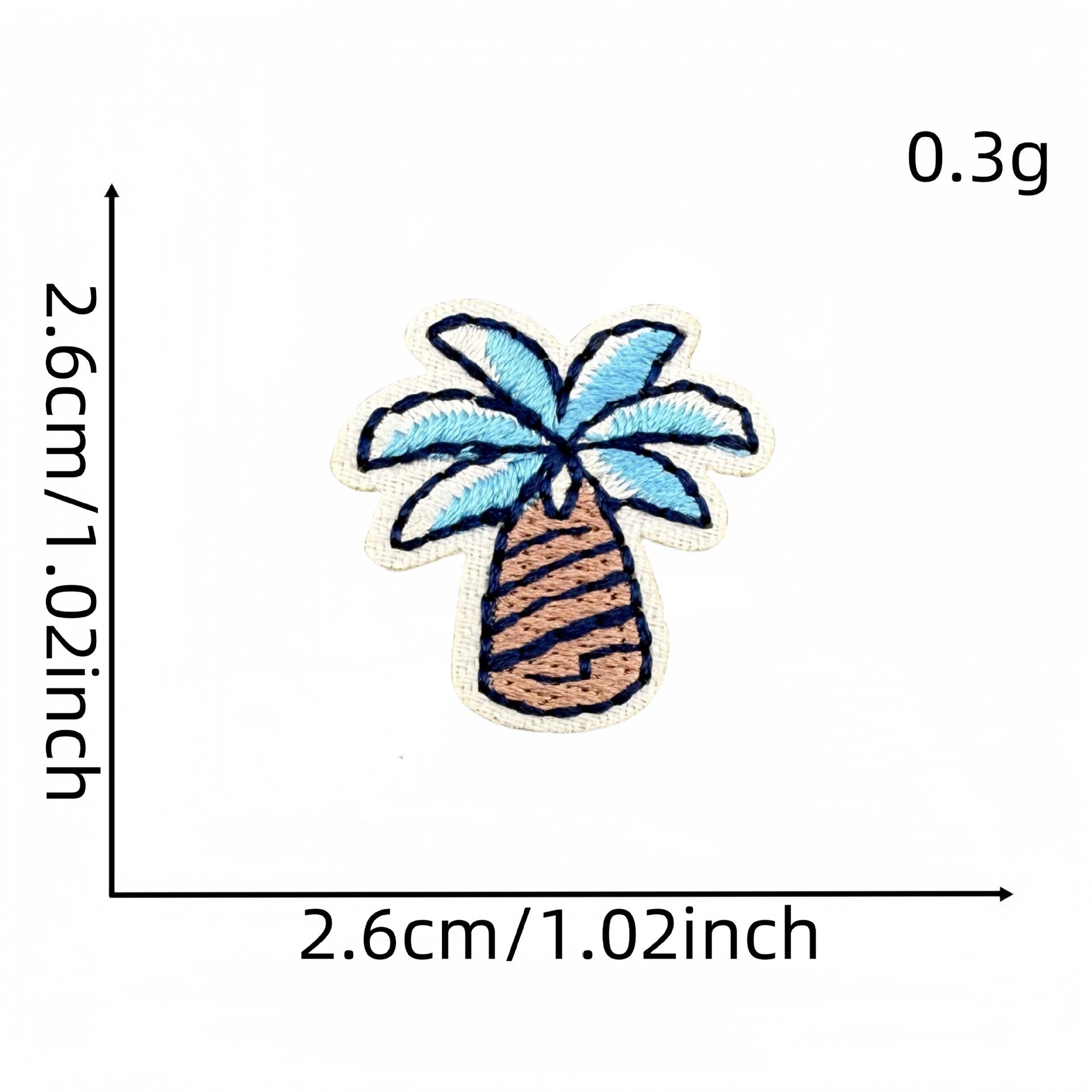 Wholesale Modern Cartoon Ocean Life Embroidered Patch Iron On Applique For Shoes Hats Fashion DIY Accessory