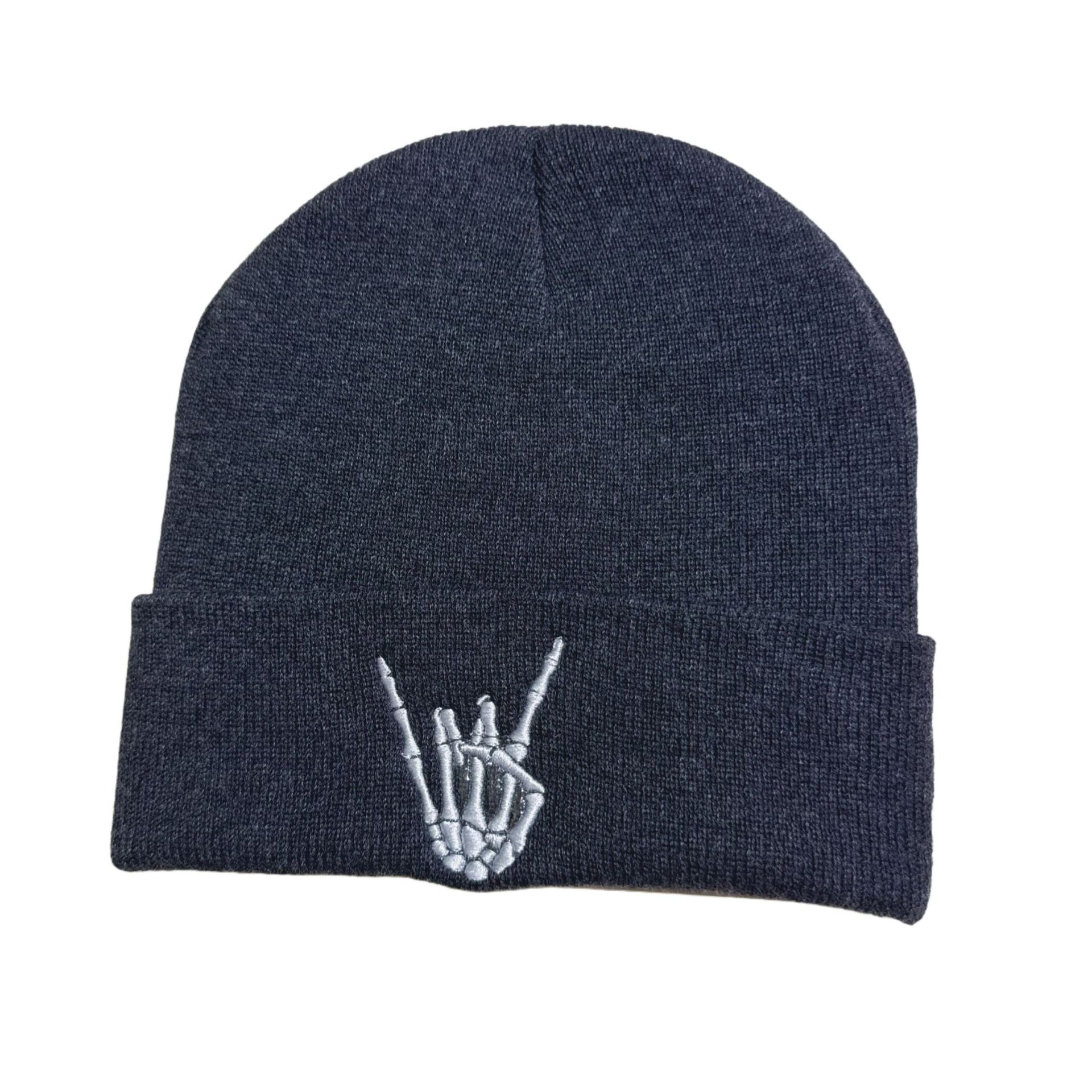 Wholesale  skull finger knitted hat winter warm hat