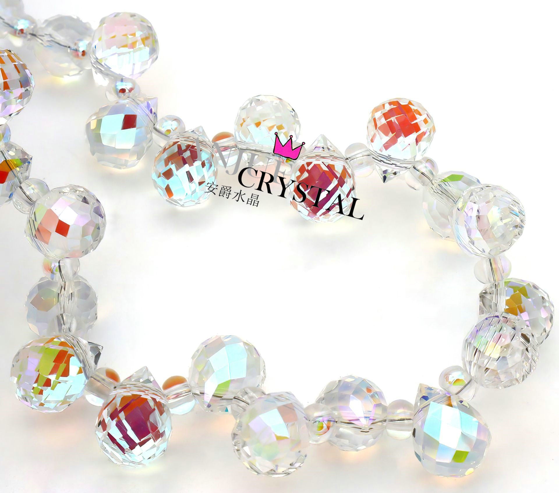 Wholesale 8mm Strawberry Jingjing Horizontal Hole Beads