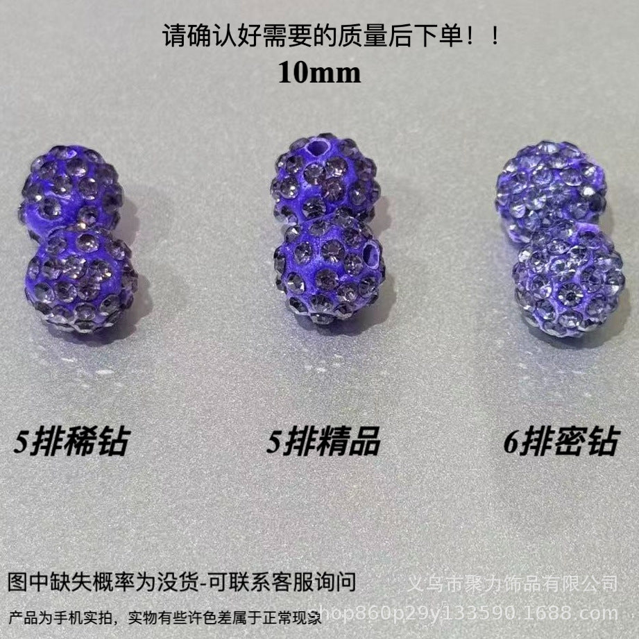Wholesale 100pcs Polymer Clay Diamond Beads Loose Spacer Beads For DIY Jewelry Making Trendy Fashion Accessory For Resale