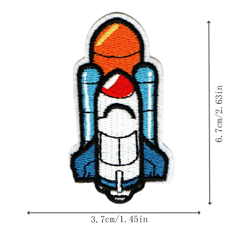 Wholesale Trendy Embroidered Cartoon Vehicle Patch Set 9 Pack Hat Clothing Decorative Appliques DIY Craft Gift