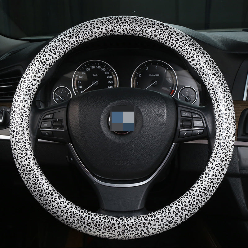 Wholesale Leopard Print Car Handle Cover PU Pattern Rubber Ring