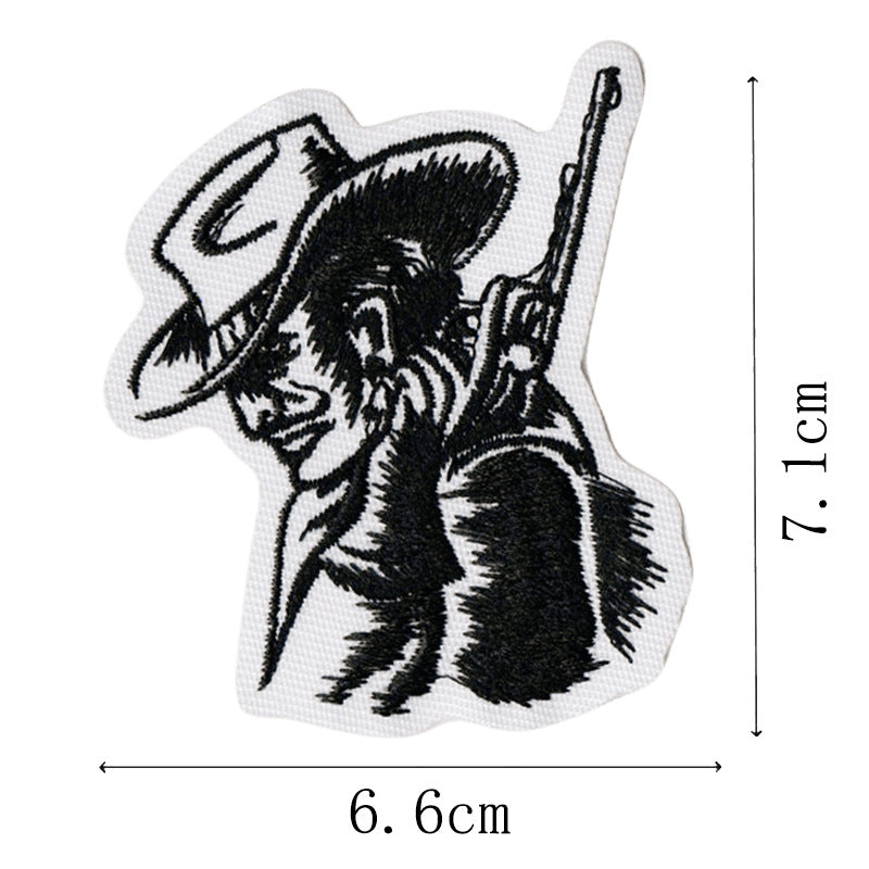 Wholesale Western Cowboy English Letter Embroidery DIY Patches