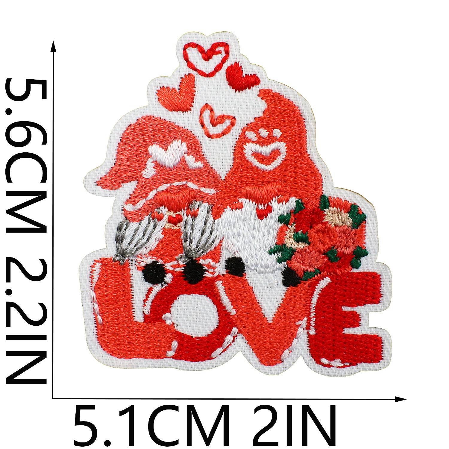 Wholesale Valentine' s Day Red Cartoon Embroidery DIY Patches