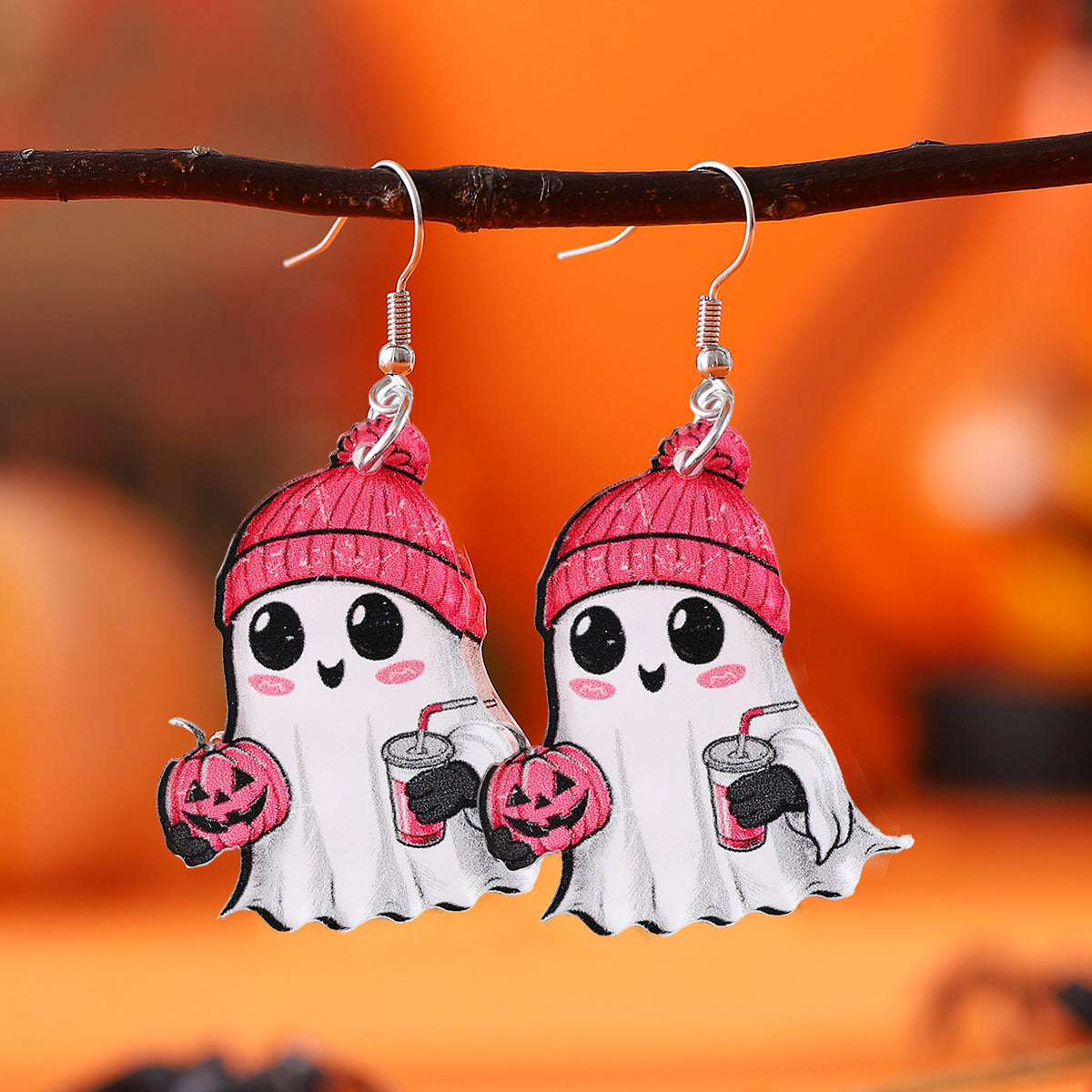 Wholesale  Acrylic Gothic Style Funny Pendant Earrings