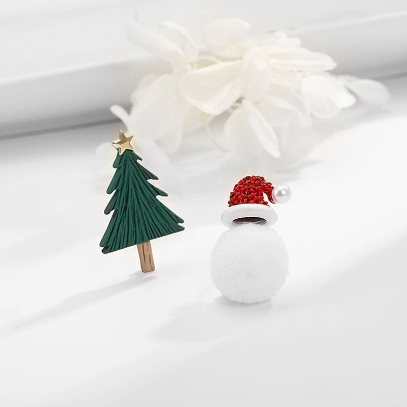 Wholesale Christmas Collection Asymmetrical Earrings