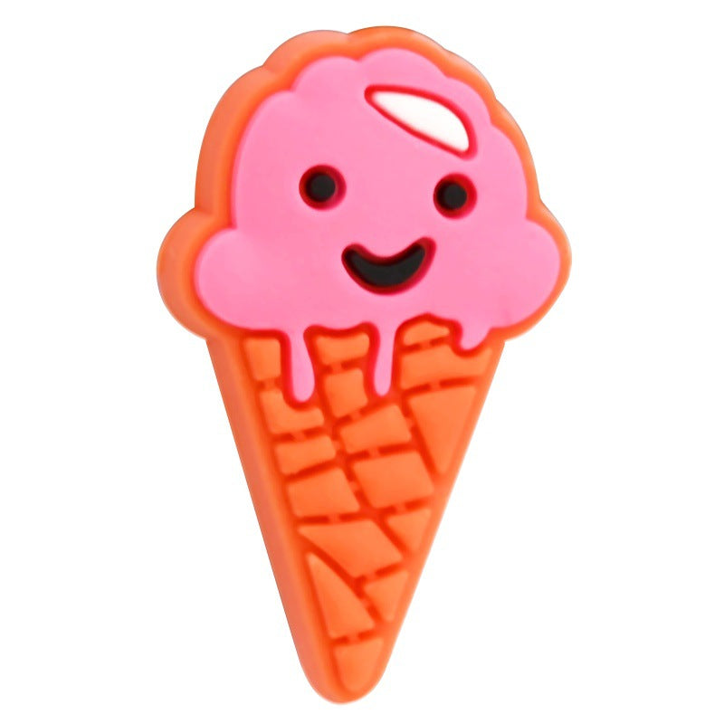 Wholesale  Random 100pcs/pack Cute Cartoon Food Series Beads Focal Beads