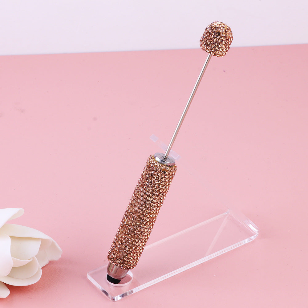 Wholesale  Live Hot Selling Color Touch Screen Pen Drill Pen Ceramic Mud Full Diamond Beaded Pen DIY Beaded Ballpoint Pen Heavy Industry Pen