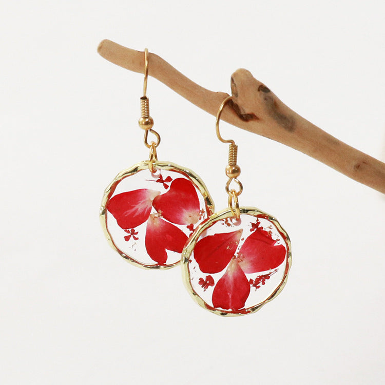 Wholesale  6pcs/pack  Moon Flower Series Earrings