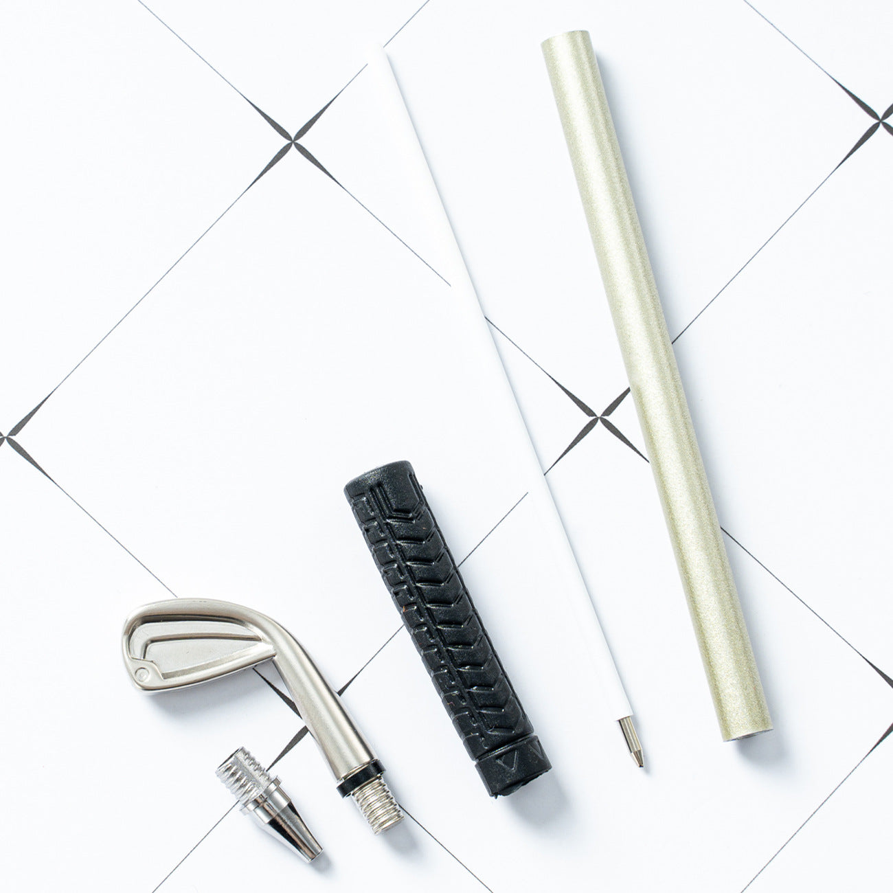 Bolígrafo de bolígrafo de golf de metal al por mayor