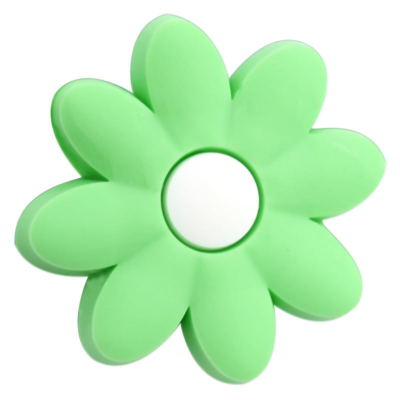 Wholesale Random  100pcs/pack  Cute cartoon flower series soft rubber beads