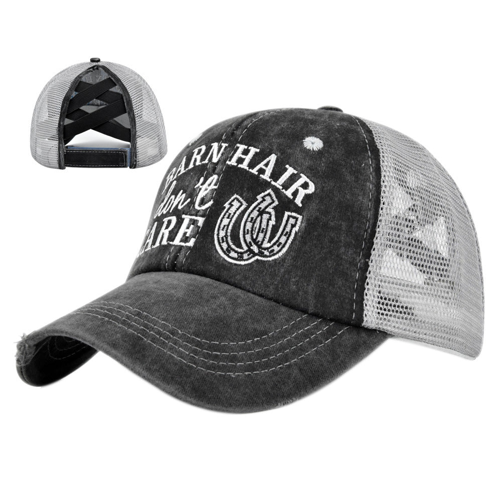 Gorra de béisbol bordada de algodón al por mayor