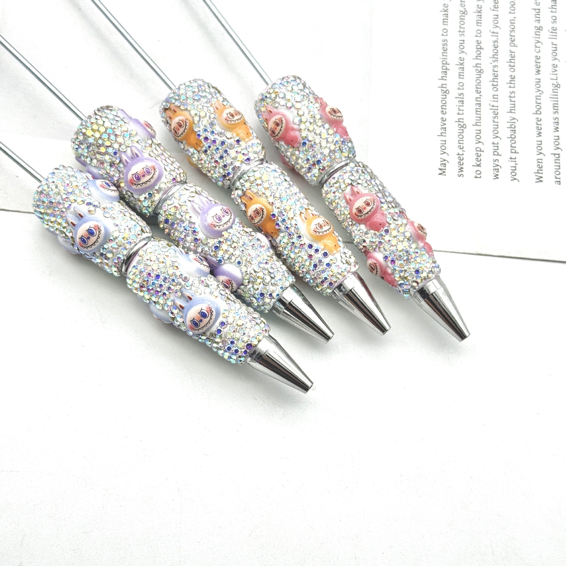 Wholesale Diamond cartoon beaded pen