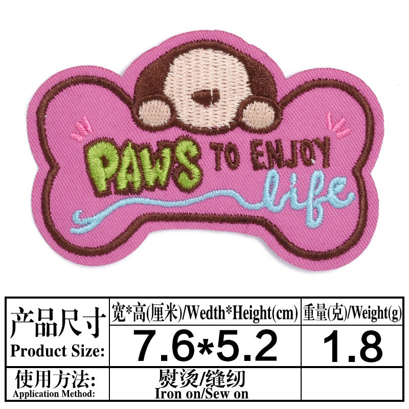 Wholesale Embroidered Cloth Cartoon Patches Set Of 8 Decorative Sew On Accent For Clothing