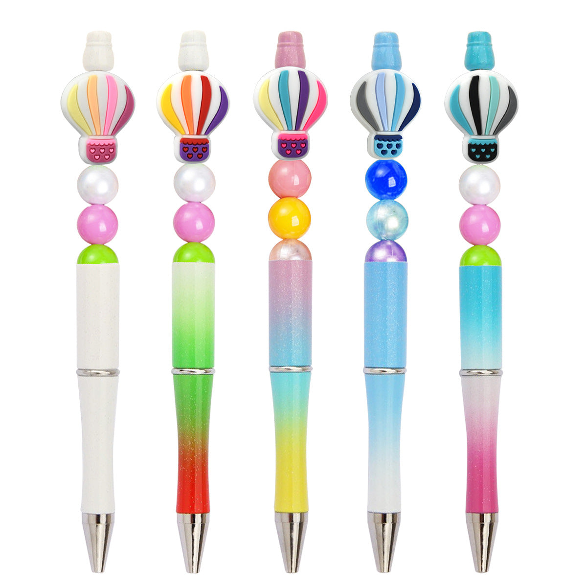 Wholesale Random10pcs/pack DIY Cute Cartoon Pvc Beaded Patch Pen Handmade Beading