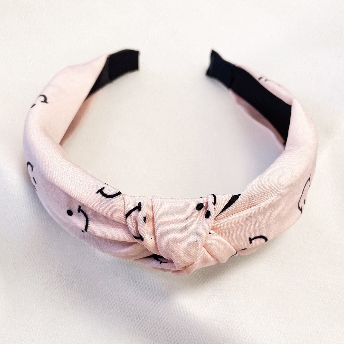 Wholesale Fabric flower cross knot wide edge sweet headband