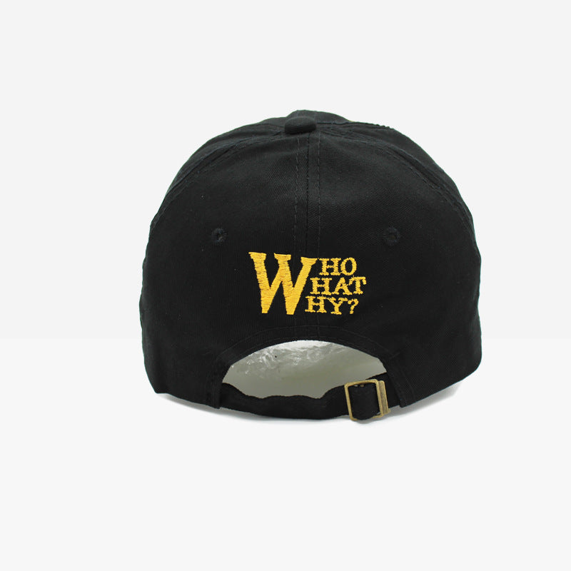 Wholesale W Letter Embroidery Cotton Baseball Cap