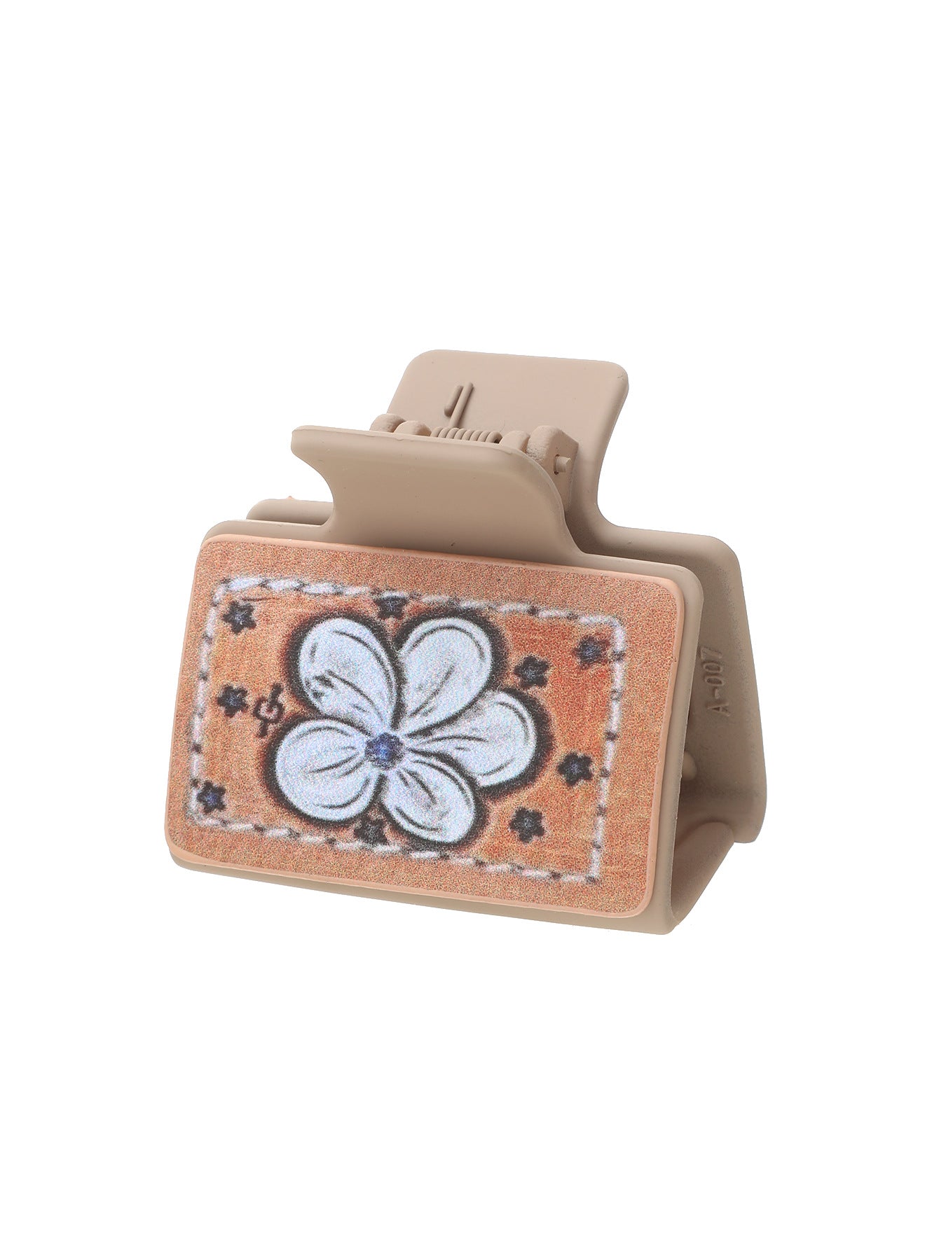 Wholesale Western Style Cactus Butterfly Flower Leather Hairpin Women Shark Clip