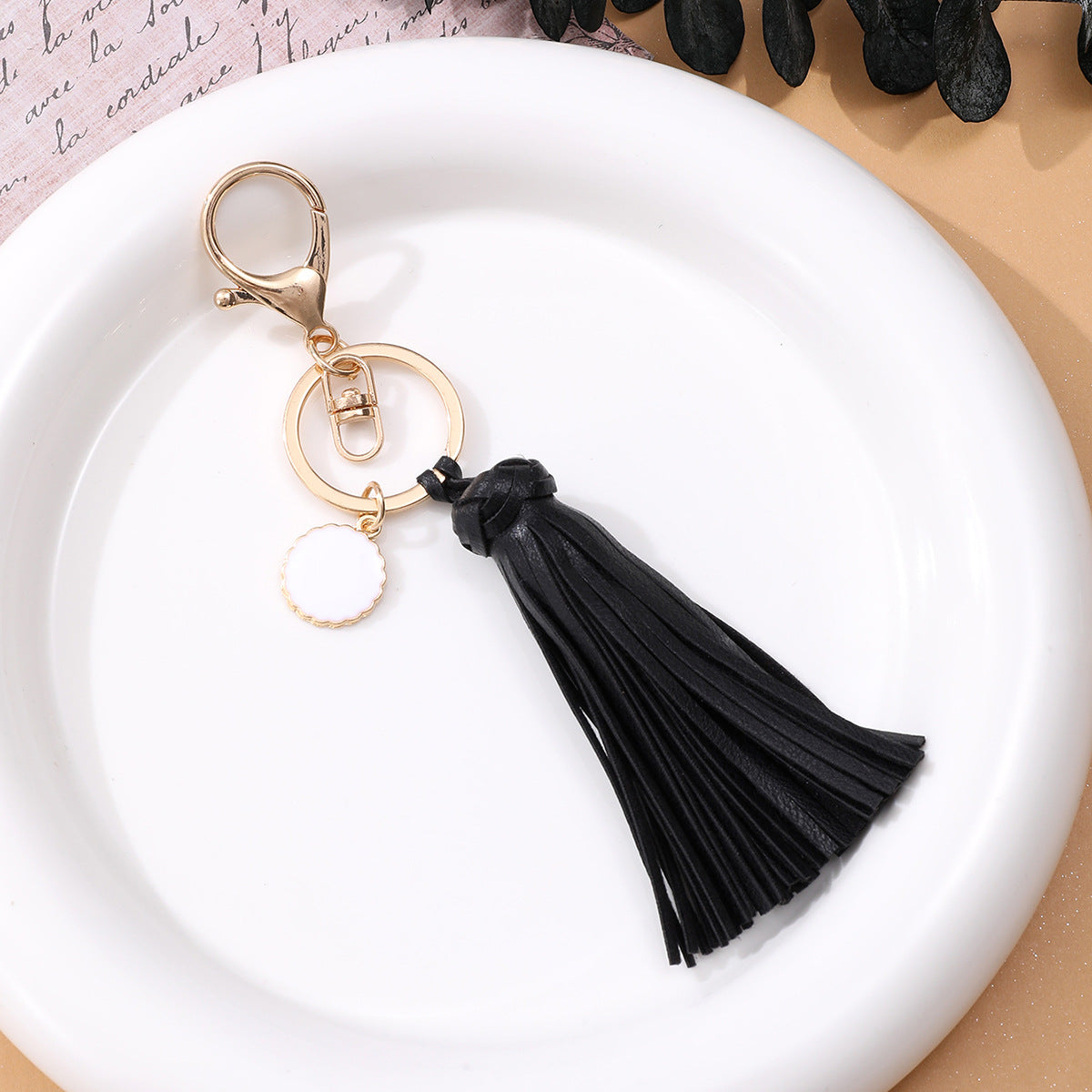 Wholesale Leather Tassel Keychains