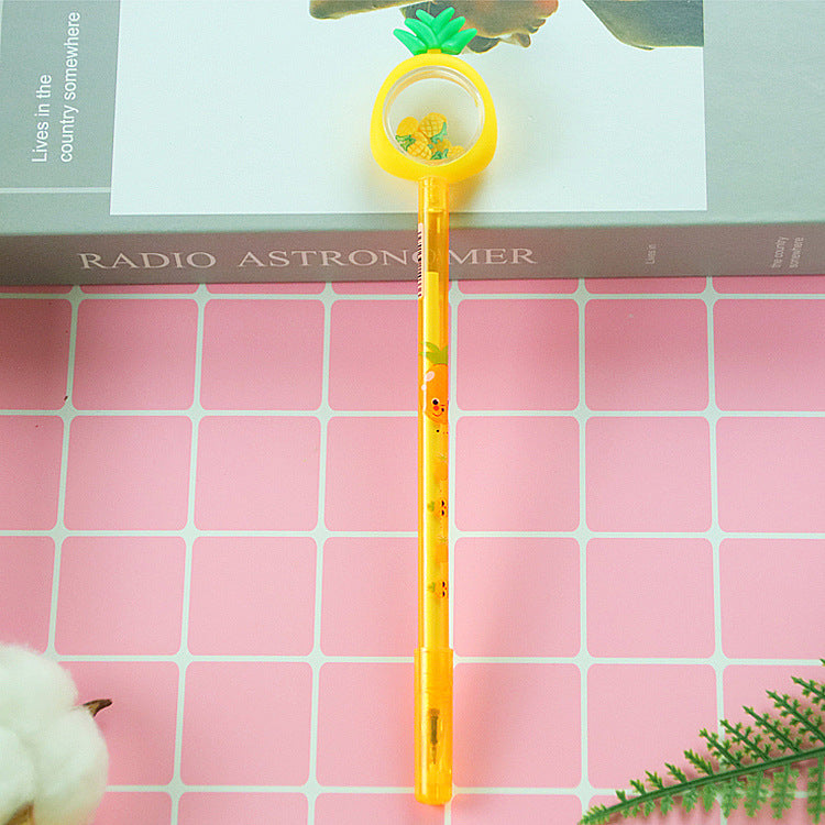 Lápiz de gel de zanahoria de frutas de plástico de plástico al por mayor