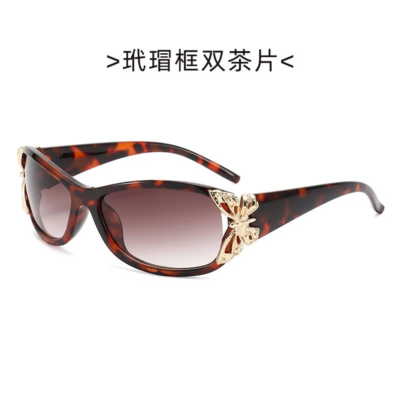 Wholesale Butterfly-decorated luxury sunglasses