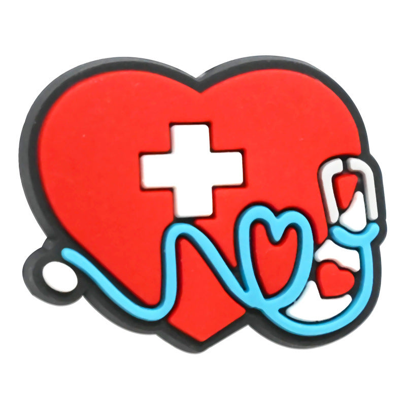 Wholesale Random 100pcs/pack  Medical series cartoon bead  Focal Beads