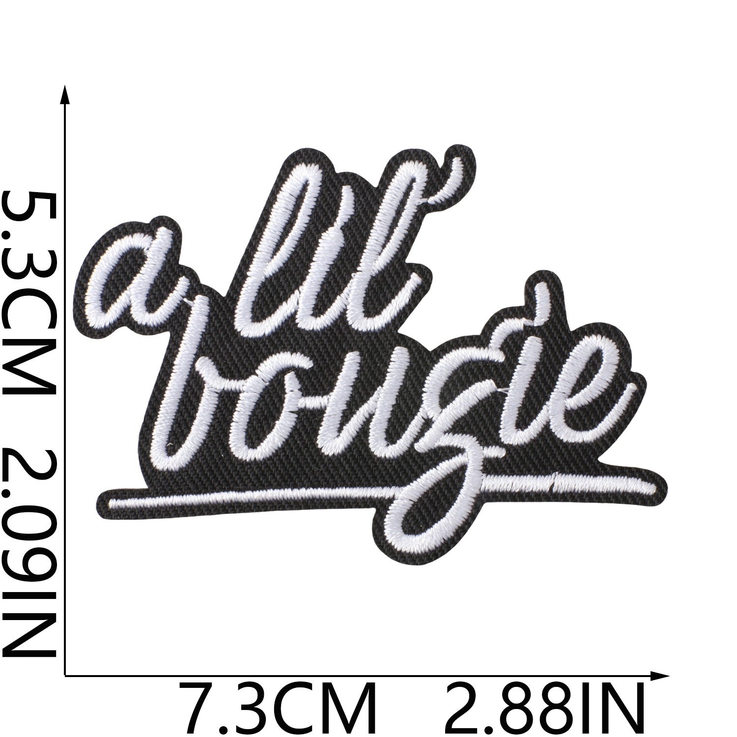 Wholesale Black Girl Magic Embroidered Iron On Patches Motivational Slogan DIY Clothing Decoration